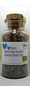 Bester Papa Kräuter Bio im Korkenglas