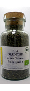 China Szechuan Emei Spring Bio im Korkenglas