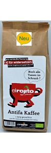 BIO Antifa Kaffee 250g gemahlen mit 1,00€ für widersetzen-gegen AfD